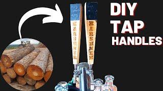 I Turned Giant Wood Logs into Beer Tap Handles