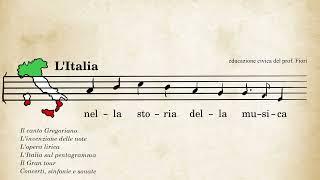 Italia: una tradizione musicale millenaria - educazione civica