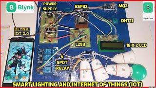 Smart Lighting and Internet of Things (IoT) & Environment Monitoring System