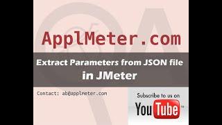 How to use "JSON Extractor" element in JMeter to Extract parameters?