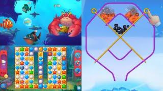 Fishdom LongPlay Puzzle Game Walkthrough iOS Android App