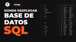 ¿Donde desplegar bases de datos de SQL para proyectos reales?