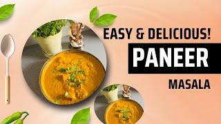 Paneer Masala for Beginners | Quick & Tasty! #cooking #paneer #india #kitchen #teasty #delicious