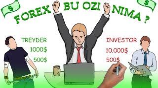 FOREX BU OZI NIMA ТРЕЙДЕР VA ИНВЕСТОР FARQLARI