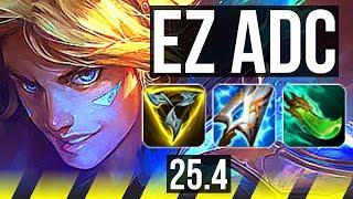 EZREAL & Zilean vs JINX & Rakan (ADC) | 14/2/9, Godlike | KR Grandmaster | 25.4