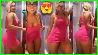 sexy girl mini skirt dance in bedroom (HOT AND SEXY)