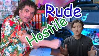 Jay's Iyagi says im rude and hostile, Audioholics helps him! 