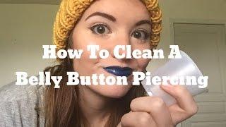 How to: Clean A Belly Button Piercing │ Sea Salt Soaks