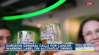 US surgeon general urges warnings for alcoholic drinks