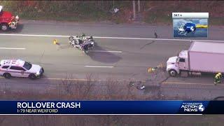 All lanes reopen after early morning crash on I-79 near Wexford