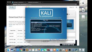 How to Install Kali Linux on a Mac Book Pro.