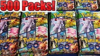 Opening 500 Pokemon Go Booster Packs!