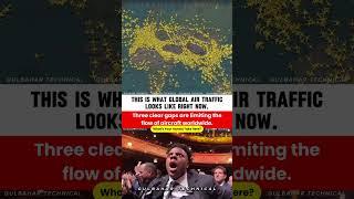 This Is Why Flights Avoid Certain Airspaces | Real-Time Air Traffic Map Shocks Viewers ️