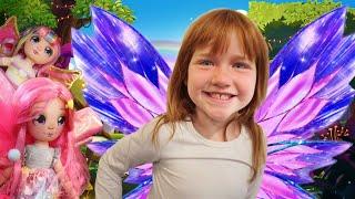 Adley has a FAIRY DREAM ‍️  Finding 3 magic fairies hidden inside the house with Mom and Dad!