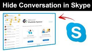 How to Hide Conversation in Skype?