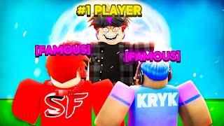 2 Youtubers vs #1 Player In Roblox Bedwars