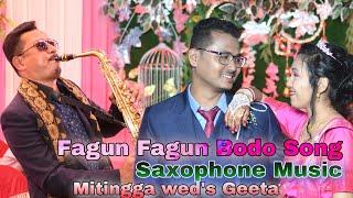 Fagun Fagun//Bodo Saxophone instrumentel//Mitinga ️ Geeta//@jihiskelkarjee6838