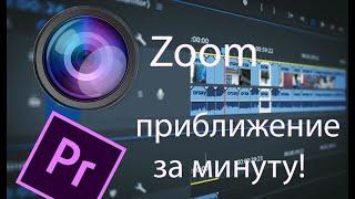 Zoom In Эффект (ПРИБЛИЖЕНИЕ ВИДЕО) урок за 1 минуту!