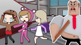 LYNA, ELA Y CHOCOBLOX ESCAPAN DE LA ESCUELA DEL PROFESOR BARRY EN ROBLOX!