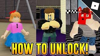 How to get the SECRET CHARACTER 4, 5 & 6 BADGES in AFTON'S FAMILY DINER | Roblox