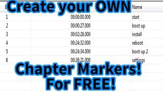 [Free] Add chapters to your mp4 videos without ReRendering! (chapter titles too!)