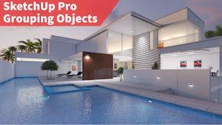 1-9 Grouping Objects (SketchUp Tutorial)