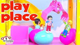 Ricardo Family  Super Fun Play Place!  Super Fun Happy Land Indoor Playground! Ep. 182