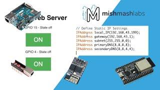 How to Assign a Static / Fixed IP Address | ESP8266 | ESP32 | Arduino