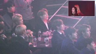 repost seoul music award 2017 BTS EXO reaction to BLACKPINK