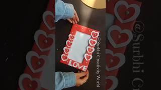 DIY- Photo frame idea/ Different style/ amazing style photo frame craft