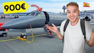 Für 900€ ALLEINE im Privatjet von Mallorca nach Hause