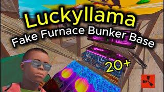 LUCKYLLAMA FURNACE BASE BUNKER! - Meta Rust Base Design -2024