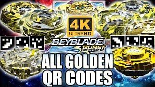 ALLE GOLDENEN QR CODES IN 4K! ALL GOLDEN BEYBLADES QR CODES IN 4K BEYBLADE BURST APP EVOLUTION