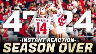 Last 49ers Instant Reaction from a season of hell