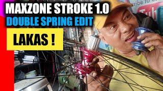 Maxzone stroke 1.0 , double spring edit/ #budgethubs #tunogmayaman #bicyclerepair #freehubpawlsedit