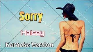 Halsey - Sorry (Karaoke Version 4k) - Karaoke Songs With Lyric