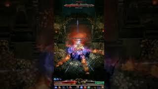 Infiltrator ring of steel vs Lokarr build Grim Dawn #shorts