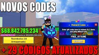 NOVOS CÓDIGOS + 29 CÓDIGOS DE 2X XP BELI E RESET NO BLOX FRUITS 2024 - blox fruit codes