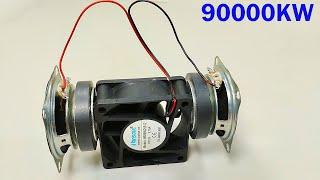 Self Running Free Energy Electricity 220V 90000KW Generator At Home