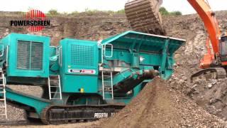 Powerscreen XA400S jaw crusher carboniferous limestone