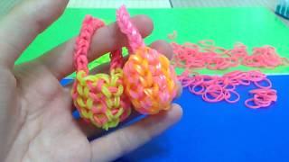 Корзинка или Сумка из резинок на станке Rainbow Loom