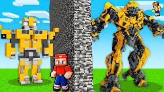 I Cheated With TRANSFORMERS in Minecraft Build Battle!