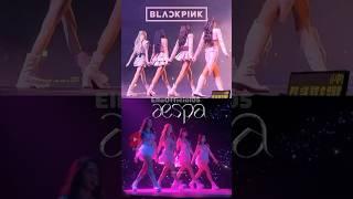 Which is better walk  BLACKPINK or AESPA ? #blackpink #aespa #shorts