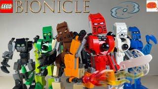 LEGO! BIONICLE GWP G3 Toa Mata Kitbash Custom Action Figure Review Tahu Gali Onua Lewa Pohatu Kopaka