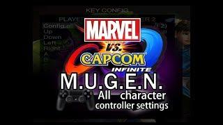 Marvel vs Capcom Infinite Mugen How to configure all character controller settings