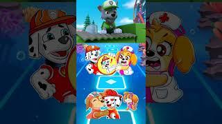 Scary 3D Teacher vs Paw Patrol Exe vs Rubel vs Baby Boss Coffin Dance Tiles Hop #pawpatrol#short