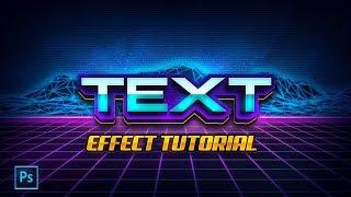 80'S Text Effect Tutorial (FREE PSD) - PS Tutorial by EdwardDZN