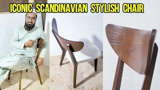 WOODAKH Iconic Scandinavian Stylish Dining Chairs | Wooden Chairs