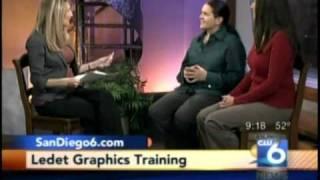 Ledet Graphics Training News Interview XETV (San Diego)