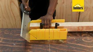 Stanley Mitre Box and Saw, Mitre Cuts Made Easy